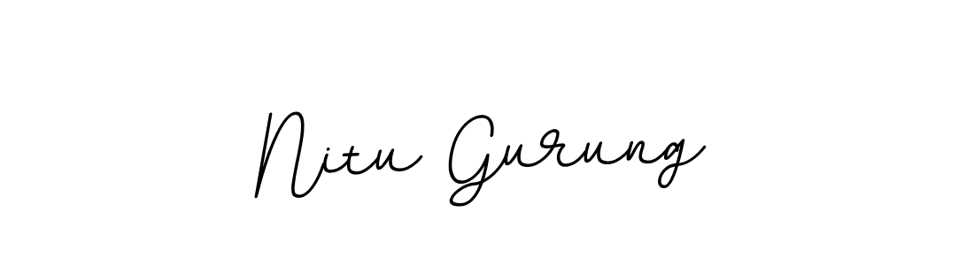 Best and Professional Signature Style for Nitu Gurung. BallpointsItalic-DORy9 Best Signature Style Collection. Nitu Gurung signature style 11 images and pictures png