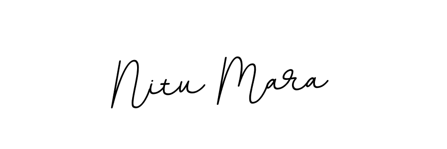 Nitu Mara stylish signature style. Best Handwritten Sign (BallpointsItalic-DORy9) for my name. Handwritten Signature Collection Ideas for my name Nitu Mara. Nitu Mara signature style 11 images and pictures png