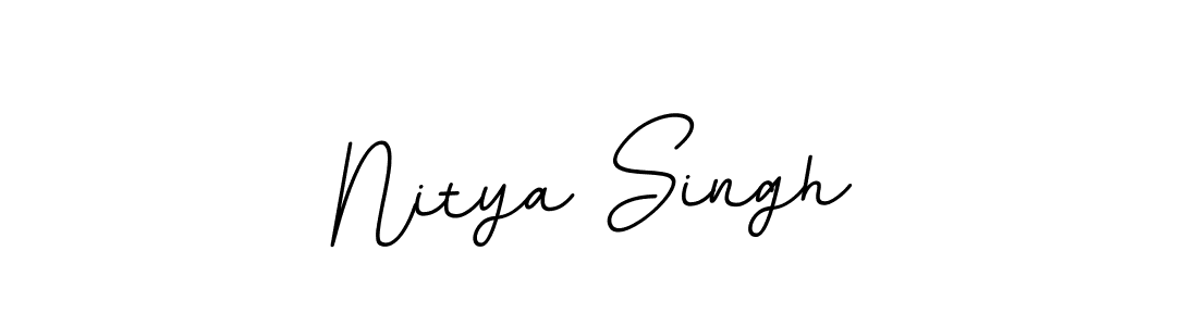 You should practise on your own different ways (BallpointsItalic-DORy9) to write your name (Nitya Singh) in signature. don't let someone else do it for you. Nitya Singh signature style 11 images and pictures png