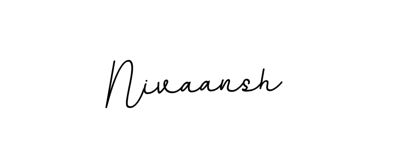 Nivaansh stylish signature style. Best Handwritten Sign (BallpointsItalic-DORy9) for my name. Handwritten Signature Collection Ideas for my name Nivaansh. Nivaansh signature style 11 images and pictures png
