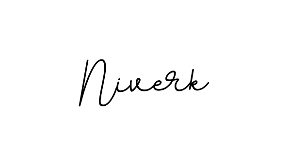 Make a beautiful signature design for name Niverk. With this signature (BallpointsItalic-DORy9) style, you can create a handwritten signature for free. Niverk signature style 11 images and pictures png