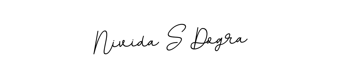 How to make Nivida S Dogra signature? BallpointsItalic-DORy9 is a professional autograph style. Create handwritten signature for Nivida S Dogra name. Nivida S Dogra signature style 11 images and pictures png