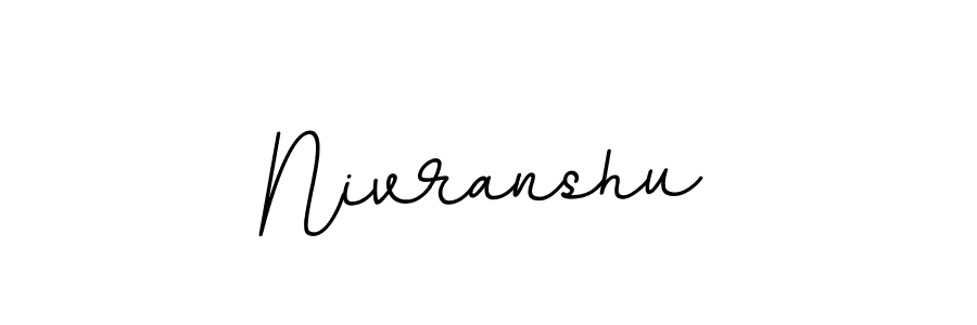 It looks lik you need a new signature style for name Nivranshu. Design unique handwritten (BallpointsItalic-DORy9) signature with our free signature maker in just a few clicks. Nivranshu signature style 11 images and pictures png