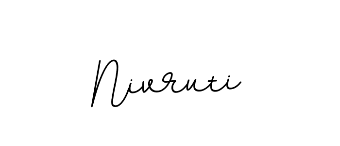 Create a beautiful signature design for name Nivruti. With this signature (BallpointsItalic-DORy9) fonts, you can make a handwritten signature for free. Nivruti signature style 11 images and pictures png