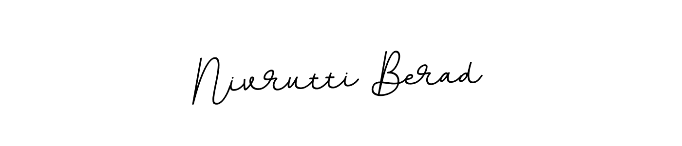 Also You can easily find your signature by using the search form. We will create Nivrutti Berad name handwritten signature images for you free of cost using BallpointsItalic-DORy9 sign style. Nivrutti Berad signature style 11 images and pictures png