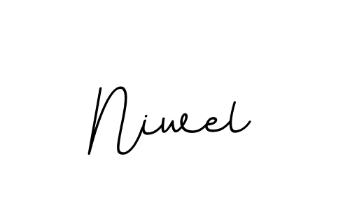 Similarly BallpointsItalic-DORy9 is the best handwritten signature design. Signature creator online .You can use it as an online autograph creator for name Niwel. Niwel signature style 11 images and pictures png