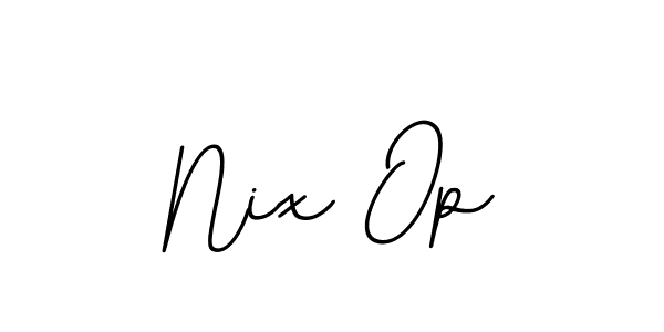 How to make Nix Op signature? BallpointsItalic-DORy9 is a professional autograph style. Create handwritten signature for Nix Op name. Nix Op signature style 11 images and pictures png