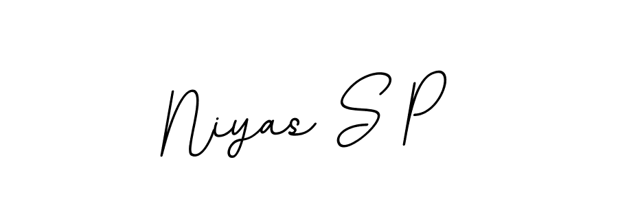 BallpointsItalic-DORy9 is a professional signature style that is perfect for those who want to add a touch of class to their signature. It is also a great choice for those who want to make their signature more unique. Get Niyas S P name to fancy signature for free. Niyas S P signature style 11 images and pictures png