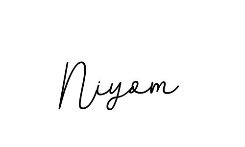 Similarly BallpointsItalic-DORy9 is the best handwritten signature design. Signature creator online .You can use it as an online autograph creator for name Niyom. Niyom signature style 11 images and pictures png