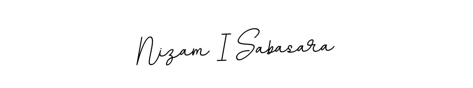 Make a short Nizam I Sabasara signature style. Manage your documents anywhere anytime using BallpointsItalic-DORy9. Create and add eSignatures, submit forms, share and send files easily. Nizam I Sabasara signature style 11 images and pictures png