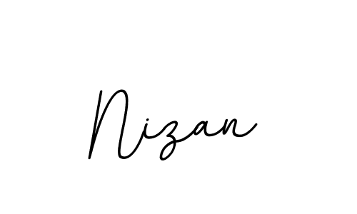 Use a signature maker to create a handwritten signature online. With this signature software, you can design (BallpointsItalic-DORy9) your own signature for name Nizan. Nizan signature style 11 images and pictures png