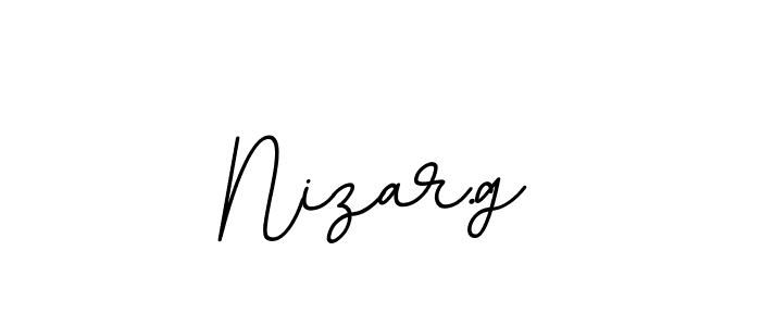 if you are searching for the best signature style for your name Nizar.g. so please give up your signature search. here we have designed multiple signature styles  using BallpointsItalic-DORy9. Nizar.g signature style 11 images and pictures png