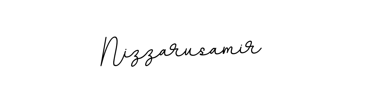 Create a beautiful signature design for name Nizzarusamir. With this signature (BallpointsItalic-DORy9) fonts, you can make a handwritten signature for free. Nizzarusamir signature style 11 images and pictures png