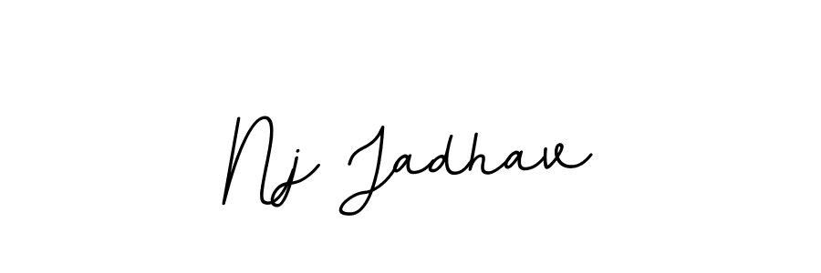 Similarly BallpointsItalic-DORy9 is the best handwritten signature design. Signature creator online .You can use it as an online autograph creator for name Nj Jadhav. Nj Jadhav signature style 11 images and pictures png