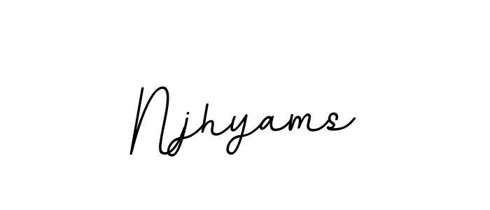 Best and Professional Signature Style for Njhyams. BallpointsItalic-DORy9 Best Signature Style Collection. Njhyams signature style 11 images and pictures png