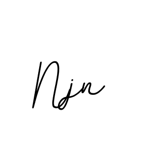 How to make Njn name signature. Use BallpointsItalic-DORy9 style for creating short signs online. This is the latest handwritten sign. Njn signature style 11 images and pictures png