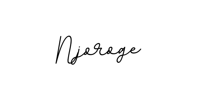 Use a signature maker to create a handwritten signature online. With this signature software, you can design (BallpointsItalic-DORy9) your own signature for name Njoroge. Njoroge signature style 11 images and pictures png