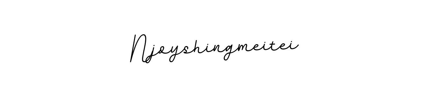Design your own signature with our free online signature maker. With this signature software, you can create a handwritten (BallpointsItalic-DORy9) signature for name Njoyshingmeitei. Njoyshingmeitei signature style 11 images and pictures png