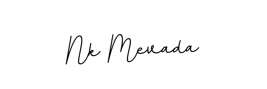 Use a signature maker to create a handwritten signature online. With this signature software, you can design (BallpointsItalic-DORy9) your own signature for name Nk Mevada. Nk Mevada signature style 11 images and pictures png