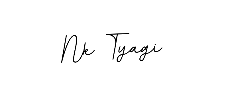 This is the best signature style for the Nk Tyagi name. Also you like these signature font (BallpointsItalic-DORy9). Mix name signature. Nk Tyagi signature style 11 images and pictures png