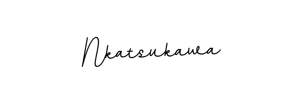 if you are searching for the best signature style for your name Nkatsukawa. so please give up your signature search. here we have designed multiple signature styles  using BallpointsItalic-DORy9. Nkatsukawa signature style 11 images and pictures png