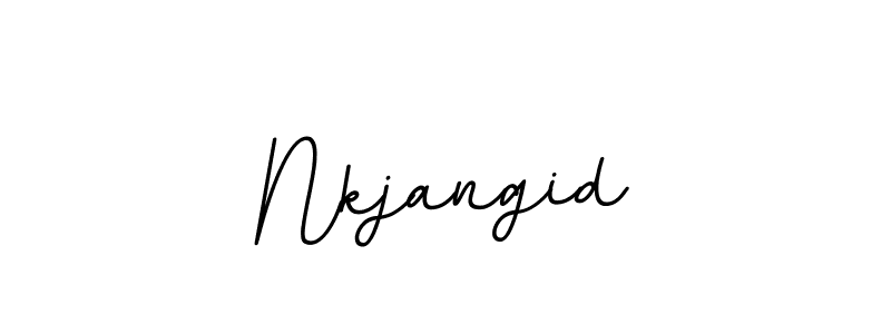 It looks lik you need a new signature style for name Nkjangid. Design unique handwritten (BallpointsItalic-DORy9) signature with our free signature maker in just a few clicks. Nkjangid signature style 11 images and pictures png