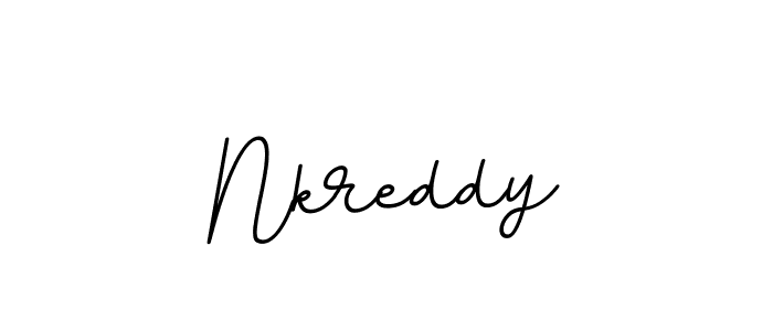 Create a beautiful signature design for name Nkreddy. With this signature (BallpointsItalic-DORy9) fonts, you can make a handwritten signature for free. Nkreddy signature style 11 images and pictures png