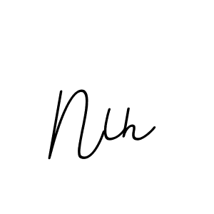 Design your own signature with our free online signature maker. With this signature software, you can create a handwritten (BallpointsItalic-DORy9) signature for name Nlh. Nlh signature style 11 images and pictures png
