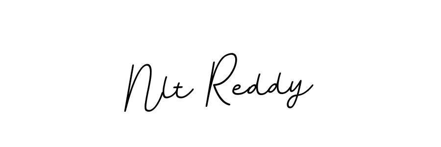 Make a beautiful signature design for name Nlt Reddy. With this signature (BallpointsItalic-DORy9) style, you can create a handwritten signature for free. Nlt Reddy signature style 11 images and pictures png