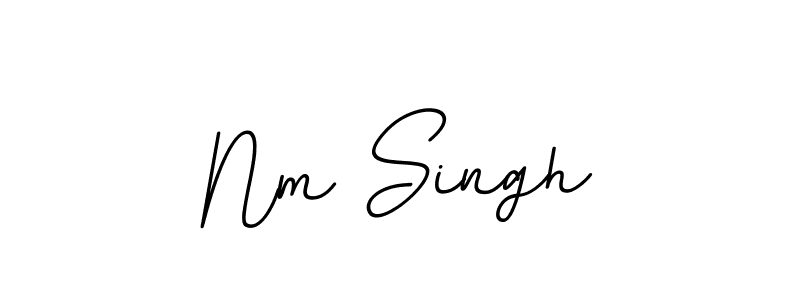 Use a signature maker to create a handwritten signature online. With this signature software, you can design (BallpointsItalic-DORy9) your own signature for name Nm Singh. Nm Singh signature style 11 images and pictures png