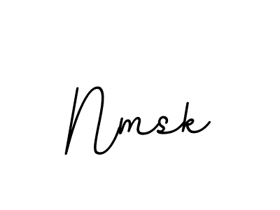Create a beautiful signature design for name Nmsk. With this signature (BallpointsItalic-DORy9) fonts, you can make a handwritten signature for free. Nmsk signature style 11 images and pictures png