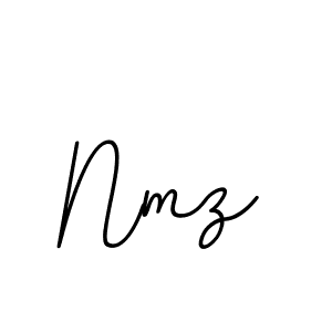 How to make Nmz name signature. Use BallpointsItalic-DORy9 style for creating short signs online. This is the latest handwritten sign. Nmz signature style 11 images and pictures png