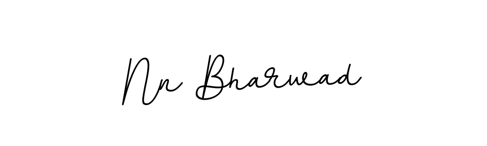 Also You can easily find your signature by using the search form. We will create Nn Bharwad name handwritten signature images for you free of cost using BallpointsItalic-DORy9 sign style. Nn Bharwad signature style 11 images and pictures png