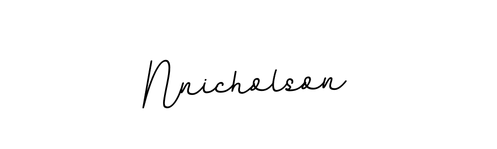 Also we have Nnicholson name is the best signature style. Create professional handwritten signature collection using BallpointsItalic-DORy9 autograph style. Nnicholson signature style 11 images and pictures png