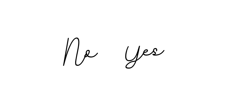 Design your own signature with our free online signature maker. With this signature software, you can create a handwritten (BallpointsItalic-DORy9) signature for name No   Yes. No   Yes signature style 11 images and pictures png