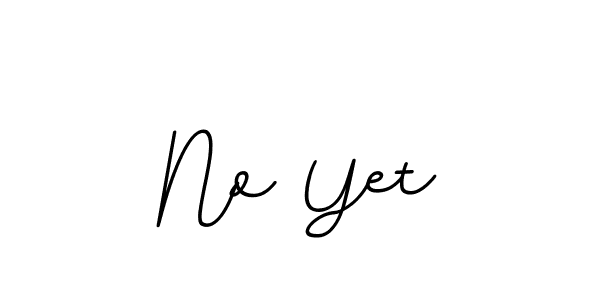 Design your own signature with our free online signature maker. With this signature software, you can create a handwritten (BallpointsItalic-DORy9) signature for name No Yet. No Yet signature style 11 images and pictures png