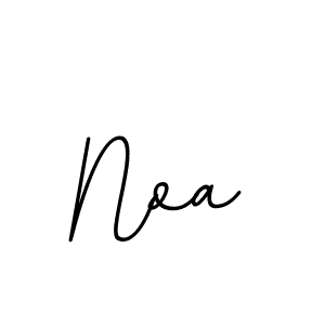 Use a signature maker to create a handwritten signature online. With this signature software, you can design (BallpointsItalic-DORy9) your own signature for name Noa. Noa signature style 11 images and pictures png