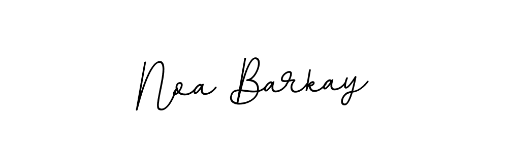 Create a beautiful signature design for name Noa Barkay. With this signature (BallpointsItalic-DORy9) fonts, you can make a handwritten signature for free. Noa Barkay signature style 11 images and pictures png