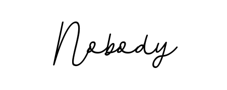 A classic penmanship look for Nobody. The BallpointsItalic-DORy9 font brings timeless elegance and confidence to every signed document. Nobody signature style 11 images and pictures png