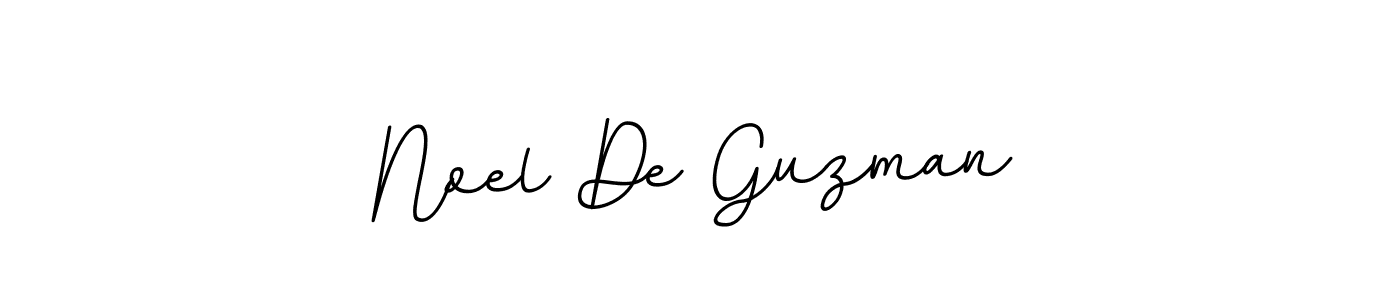 How to make Noel De Guzman name signature. Use BallpointsItalic-DORy9 style for creating short signs online. This is the latest handwritten sign. Noel De Guzman signature style 11 images and pictures png