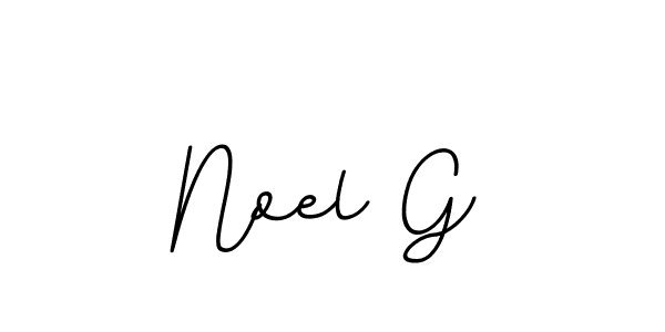 Design your own signature with our free online signature maker. With this signature software, you can create a handwritten (BallpointsItalic-DORy9) signature for name Noel G. Noel G signature style 11 images and pictures png