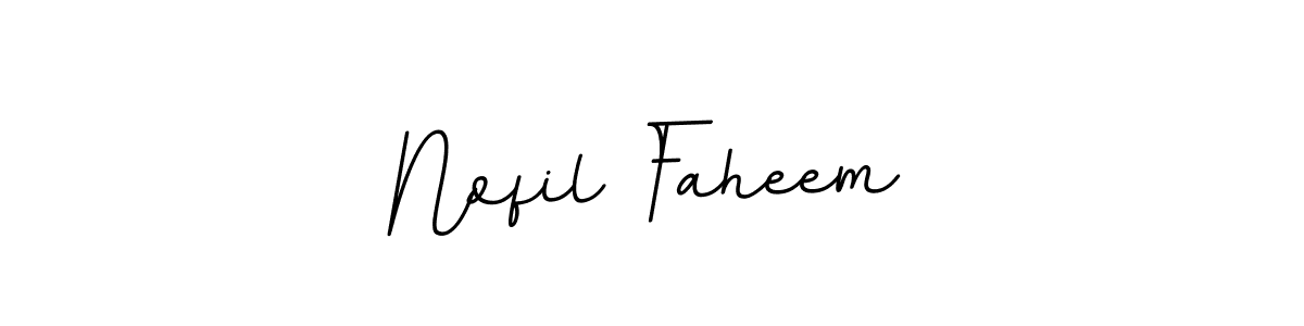 Make a beautiful signature design for name Nofil Faheem. Use this online signature maker to create a handwritten signature for free. Nofil Faheem signature style 11 images and pictures png