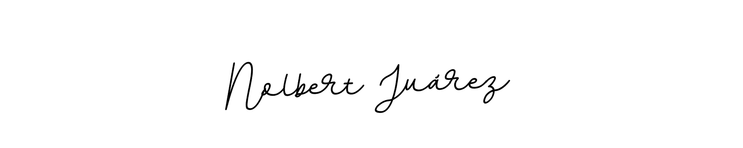 Use a signature maker to create a handwritten signature online. With this signature software, you can design (BallpointsItalic-DORy9) your own signature for name Nolbert Juárez. Nolbert Juárez signature style 11 images and pictures png