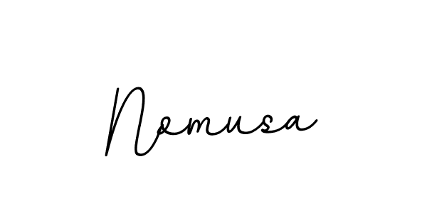 Nomusa stylish signature style. Best Handwritten Sign (BallpointsItalic-DORy9) for my name. Handwritten Signature Collection Ideas for my name Nomusa. Nomusa signature style 11 images and pictures png