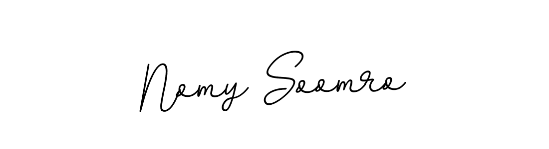 You should practise on your own different ways (BallpointsItalic-DORy9) to write your name (Nomy Soomro) in signature. don't let someone else do it for you. Nomy Soomro signature style 11 images and pictures png