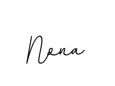 You should practise on your own different ways (BallpointsItalic-DORy9) to write your name (Nona) in signature. don't let someone else do it for you. Nona signature style 11 images and pictures png