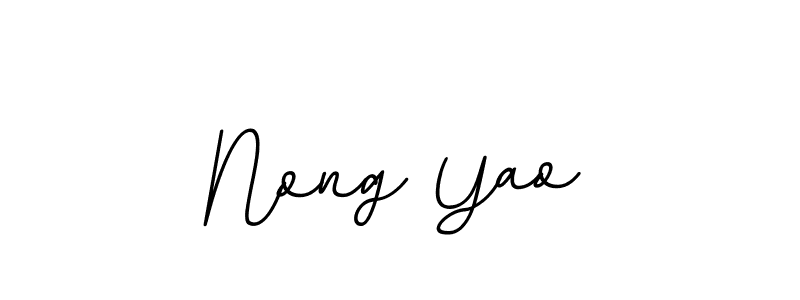 Create a beautiful signature design for name Nong Yao. With this signature (BallpointsItalic-DORy9) fonts, you can make a handwritten signature for free. Nong Yao signature style 11 images and pictures png