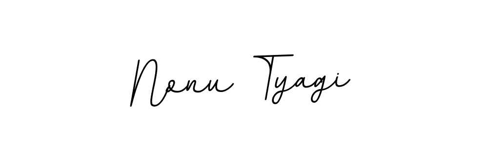 Make a beautiful signature design for name Nonu Tyagi. Use this online signature maker to create a handwritten signature for free. Nonu Tyagi signature style 11 images and pictures png