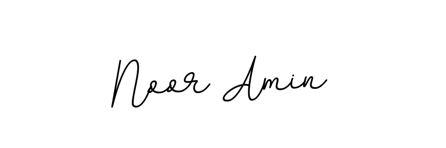 How to make Noor Amin name signature. Use BallpointsItalic-DORy9 style for creating short signs online. This is the latest handwritten sign. Noor Amin signature style 11 images and pictures png