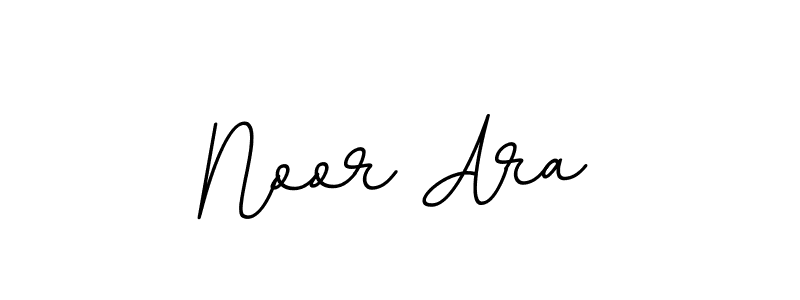 Make a beautiful signature design for name Noor Ara. With this signature (BallpointsItalic-DORy9) style, you can create a handwritten signature for free. Noor Ara signature style 11 images and pictures png